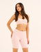 Ascend Pocket Mid-Waist Shorts 8" - Mauve