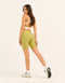 Ascend Pocket Mid-Waist Shorts 8" - Olive