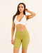 Ascend Pocket Mid-Waist Shorts 8" - Olive