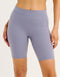 Ascend Pocket Mid-Waist Shorts 8" - Washed Blue