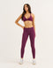 Force Scrunch Mid-Waist Leggings - Blackberry