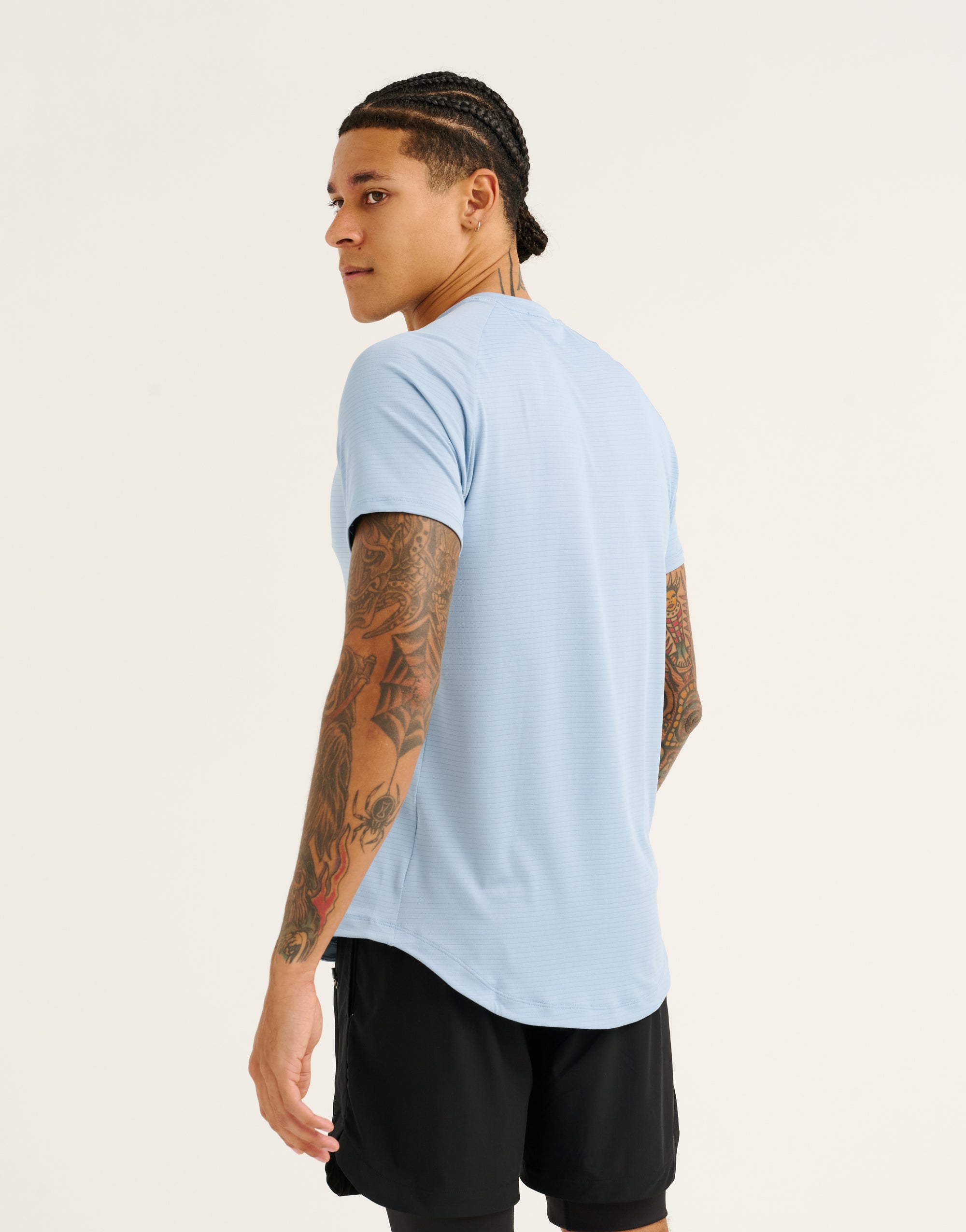 Performance Tee 30" - Dusty Blue