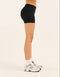 Echt Force Scrunch Mid-Waist Shorts - Black