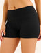 Echt Force Scrunch Mid-Waist Shorts - Black