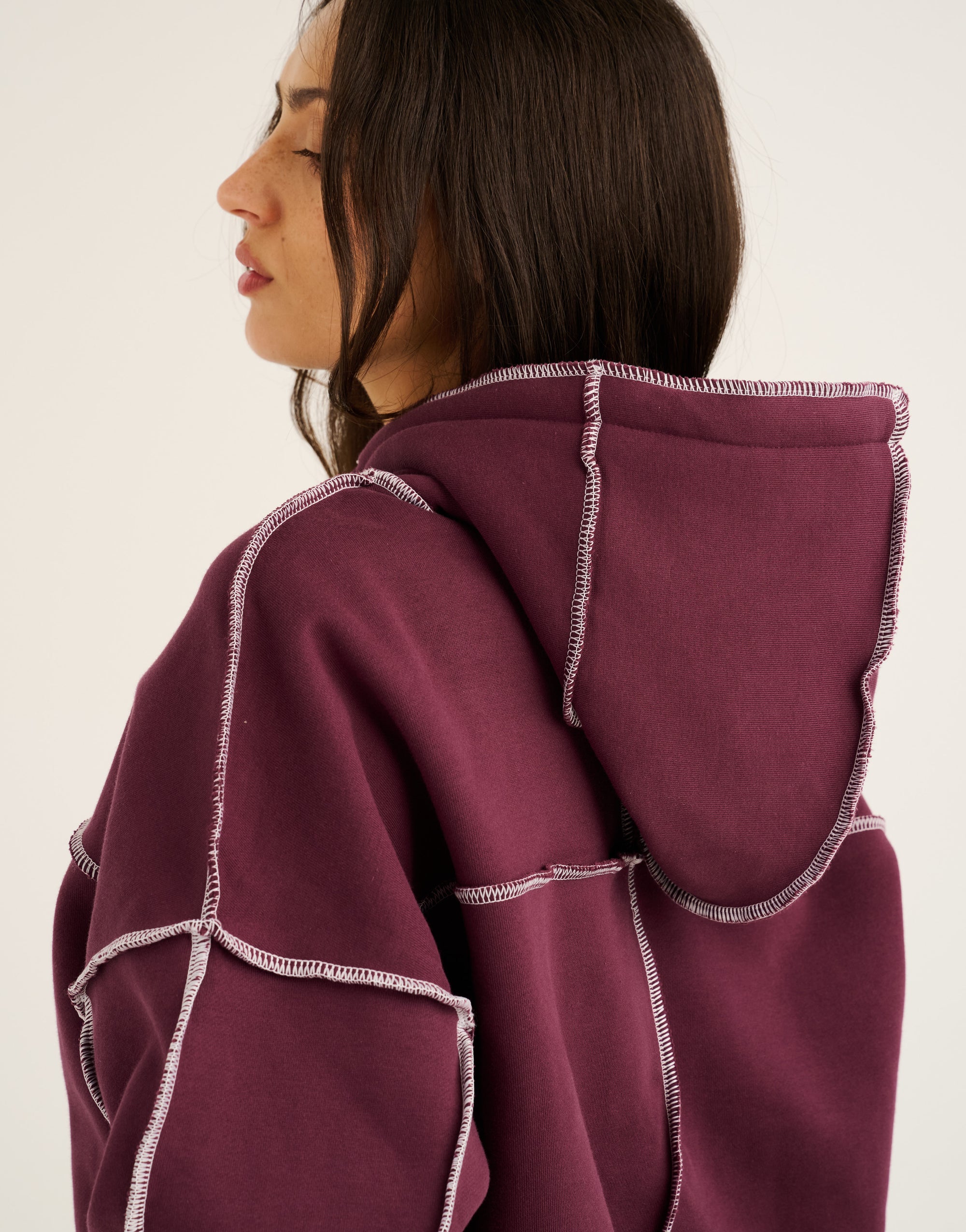 Track Hoodie - Blackberry