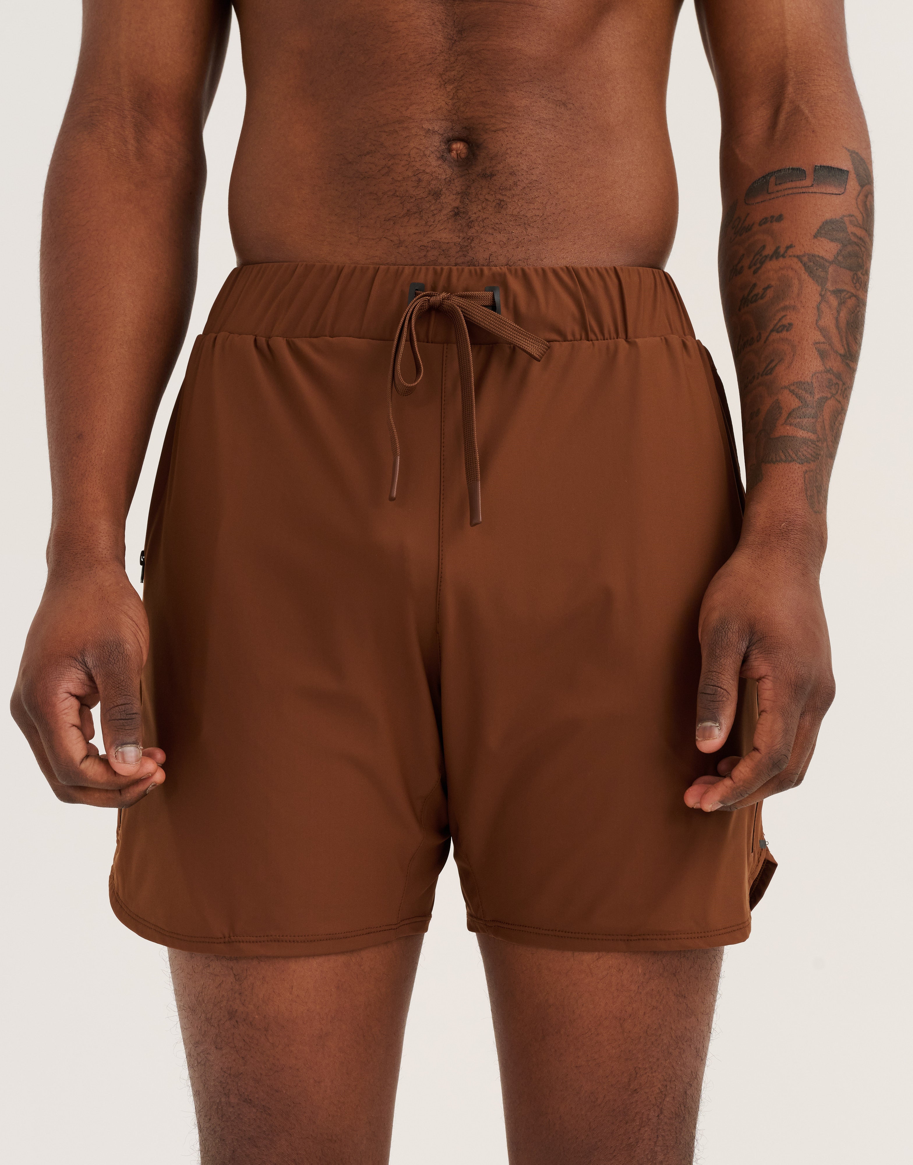 Apex Trainer Shorts - Brown