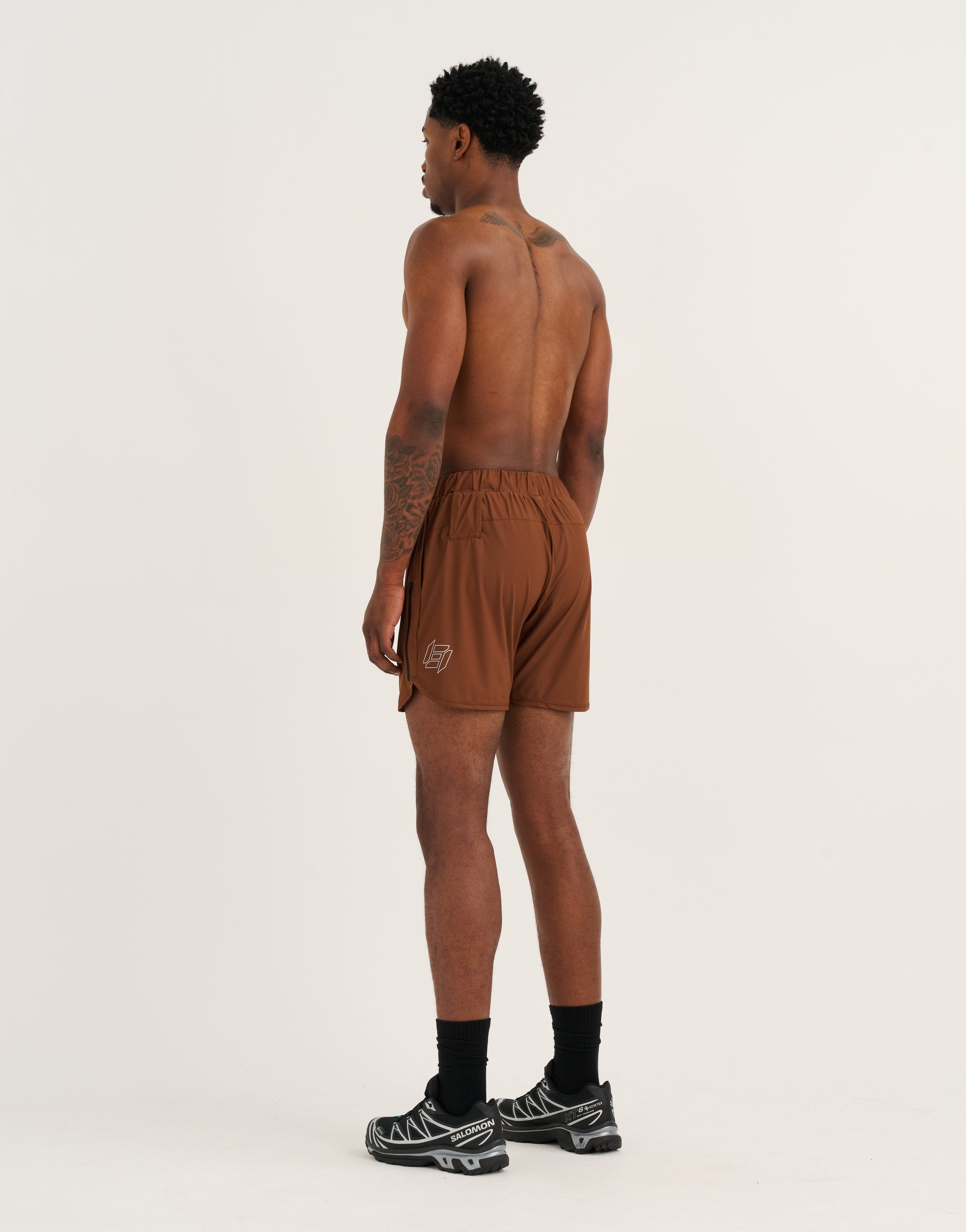 Apex Trainer Shorts - Brown