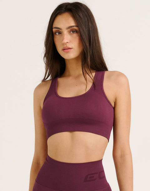 Arise Essential Sports Bra - Blackberry