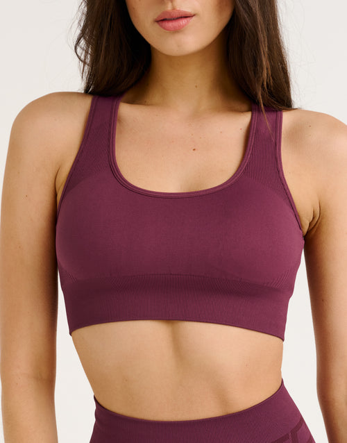 Arise Essential Sports Bra - Blackberry