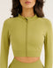 Arise Essential Zip-Up Long Sleeve - Olive