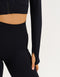 Arise Essential Zip-Up Long Sleeve - Stealth Black