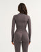 Arise Essential Zip-Up Long Sleeve - Slate Grey