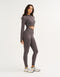 Arise Essential Zip-Up Long Sleeve - Slate Grey