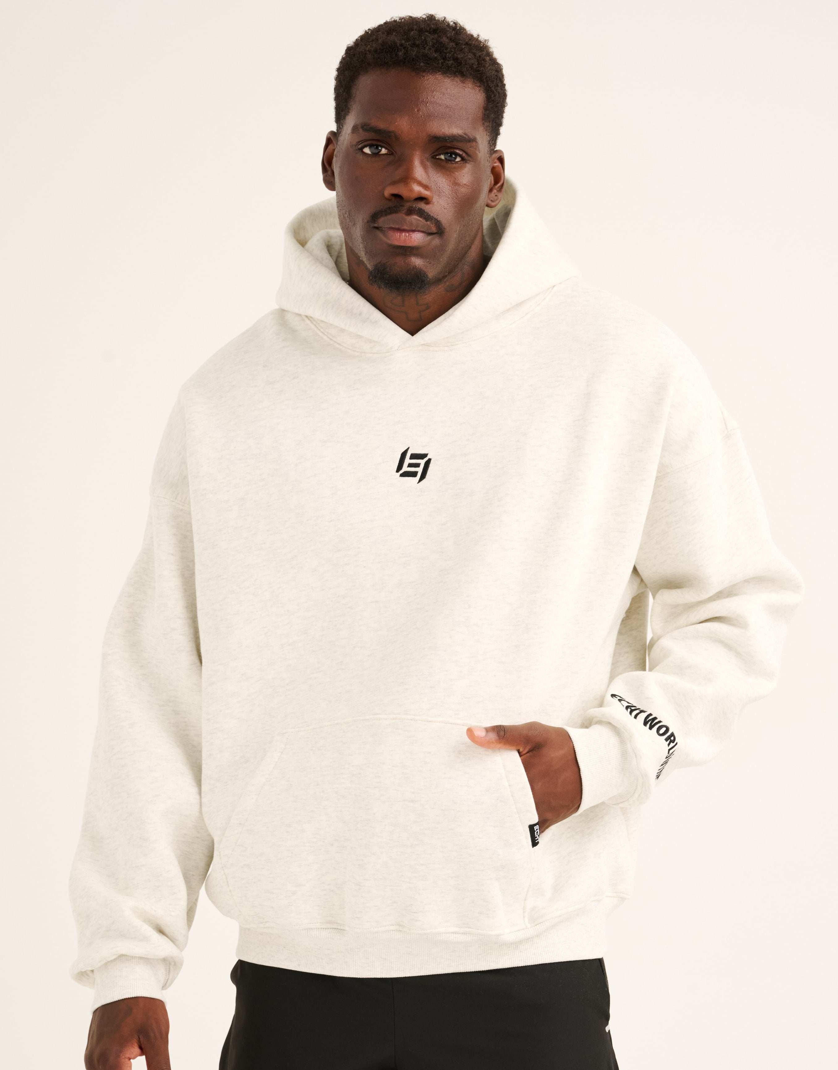 World Wide Hoodie - Heather Grey