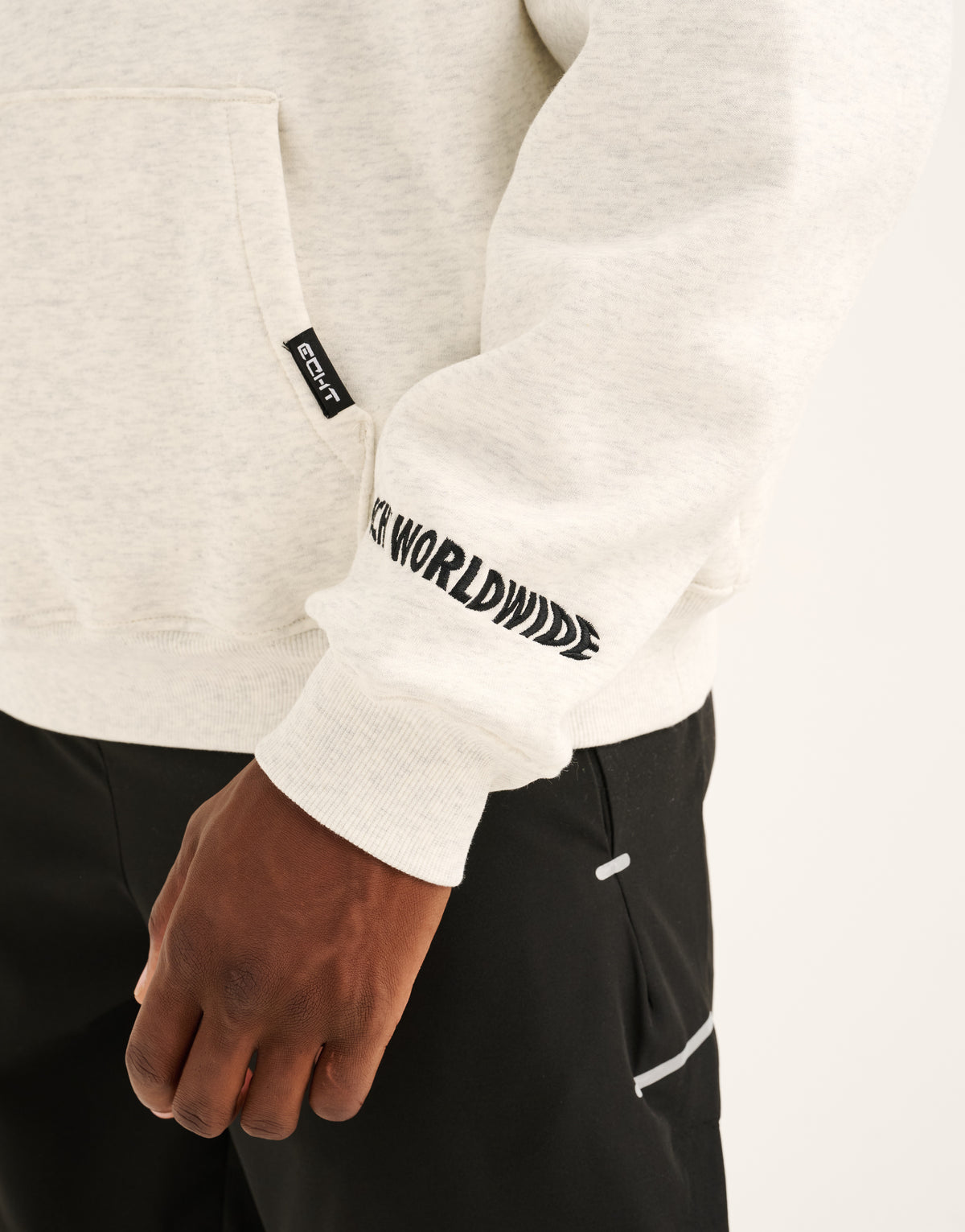 World Wide Hoodie - Heather Grey