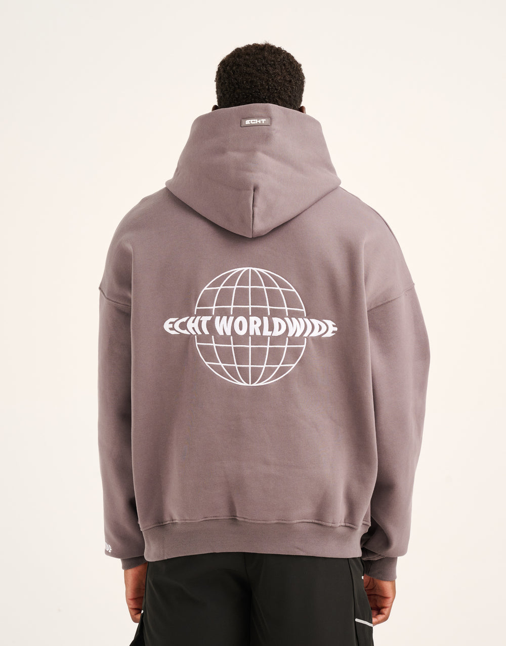 World Wide Hoodie - Slate Grey