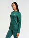 Velocity Quarter Zip Running Top - Green