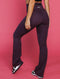 Flare Leggings - Plum