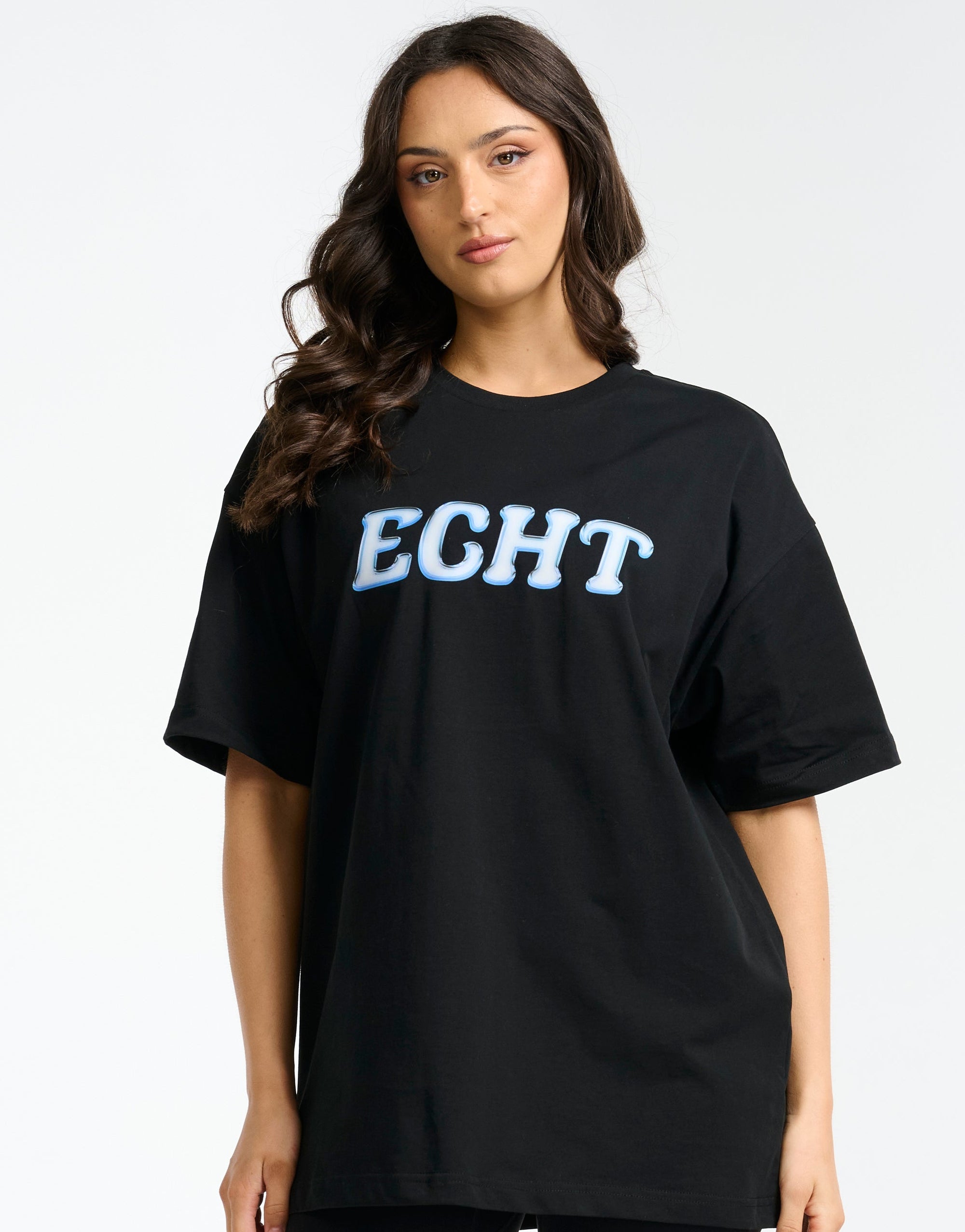 Bubble Oversize Tee - Black