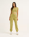 Elemental Layered Jogger Sweatpants - Olive