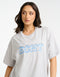 Bubble Oversize Tee - Micro Grey