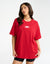 Classic Oversize Tee - Red