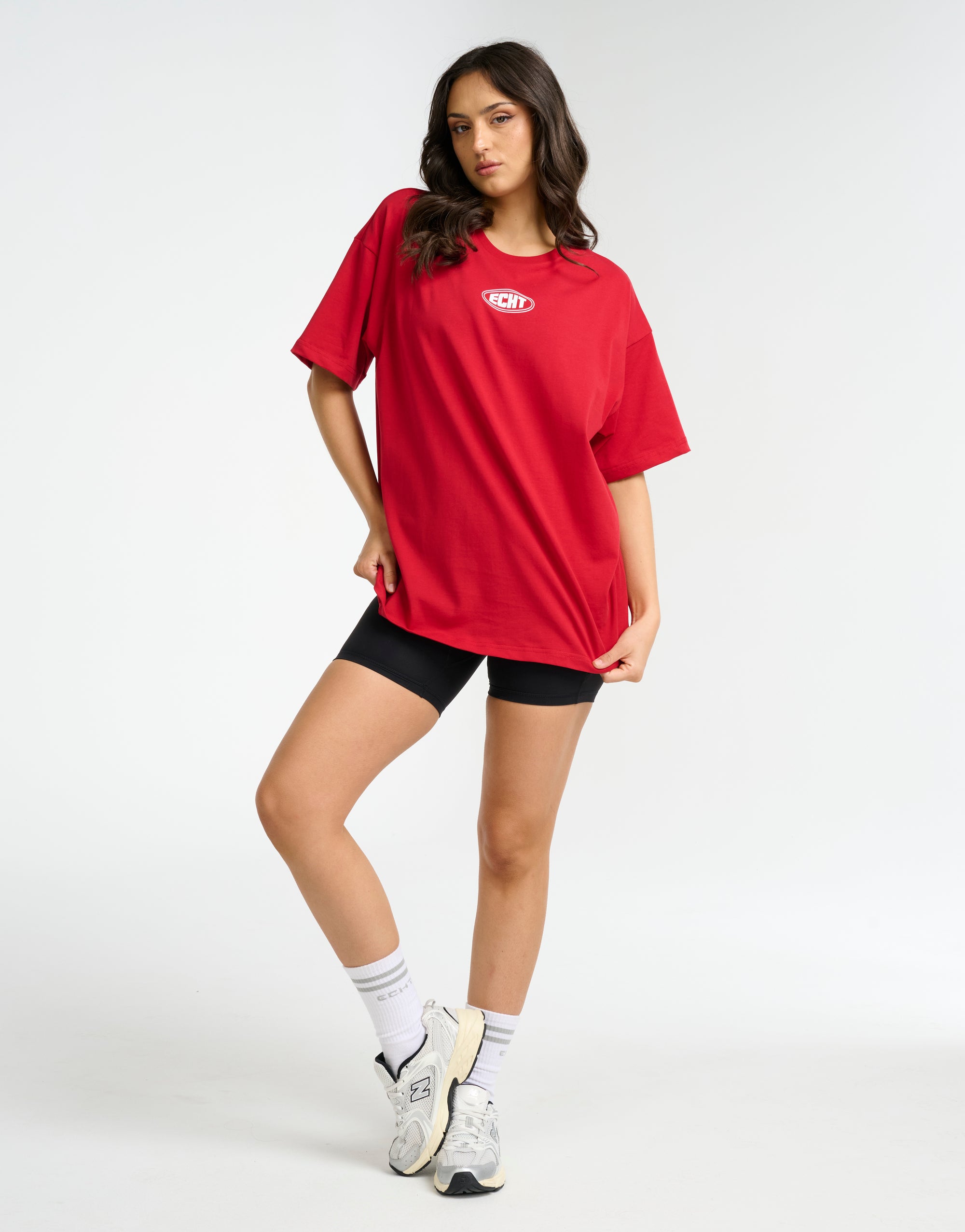Classic Oversize Tee - Red