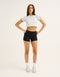 Cloud Cropped Tee - Micro Grey