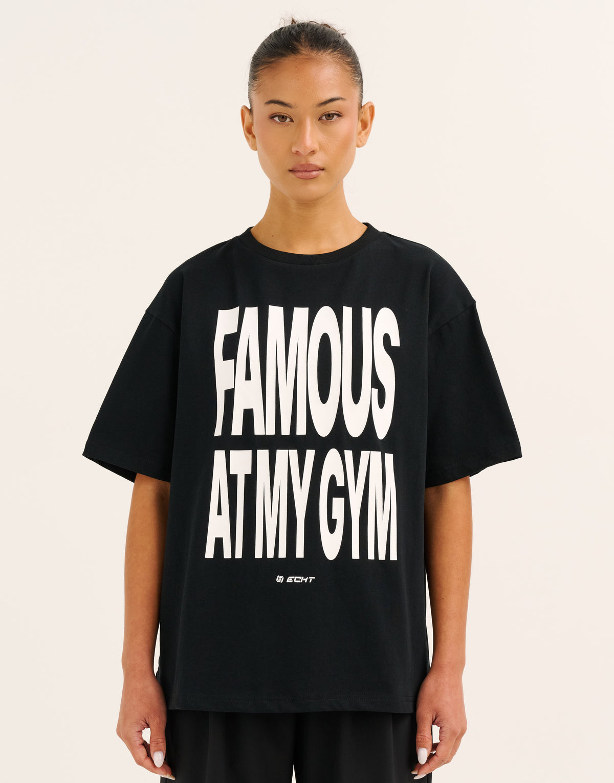 Famous At My Gym Tee - Black