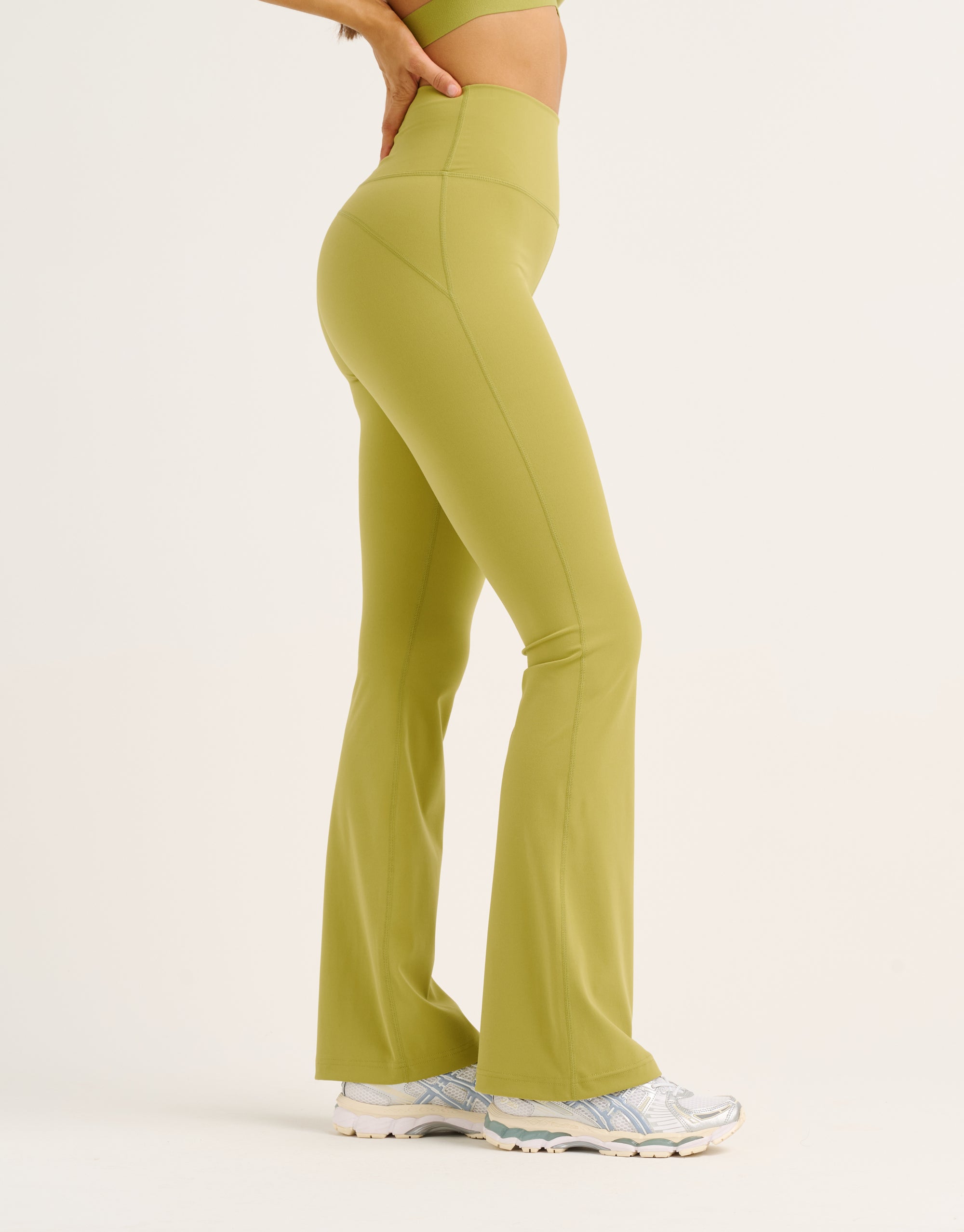 Flare Leggings - Olive