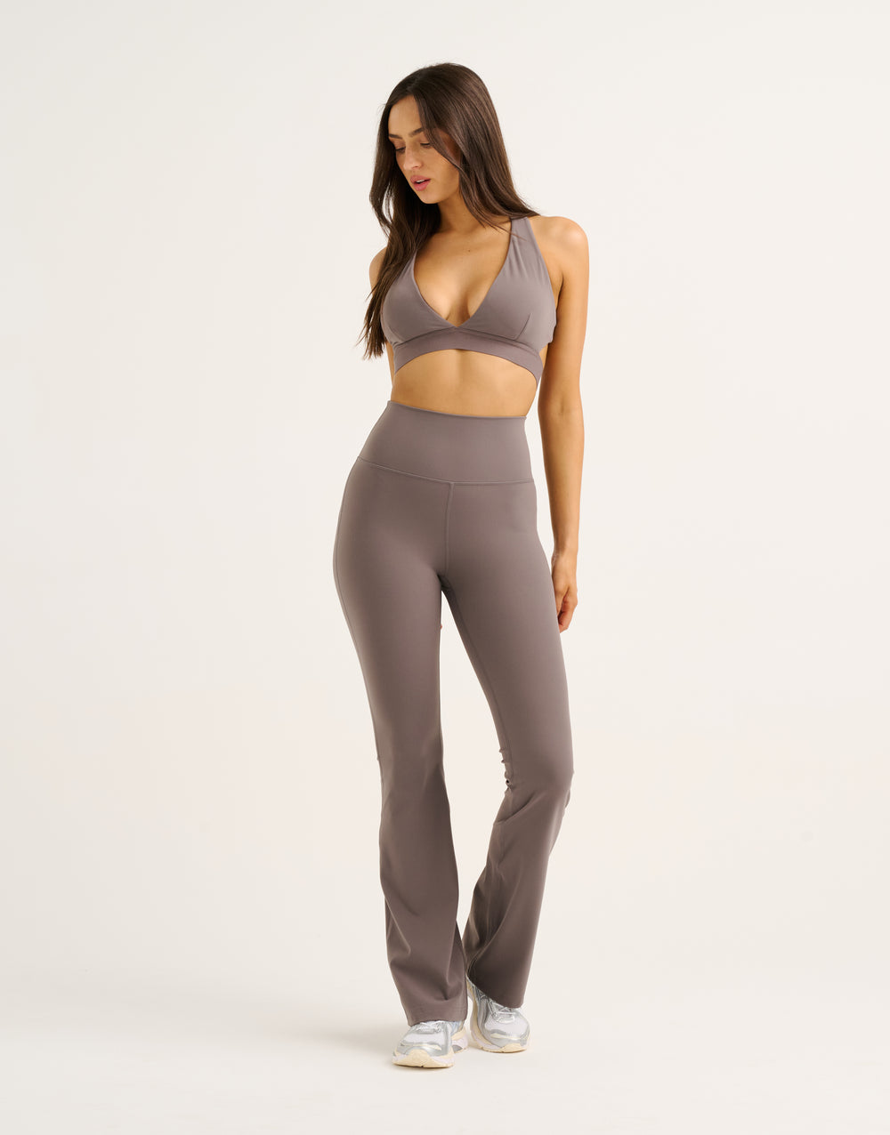 Flare Leggings - Slate Grey