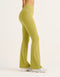 Flare Lycra Pocket Leggings - Olive