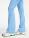 Flare Ribbed Leggings - Blue