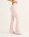 Flare Ribbed Leggings V2 - Mauve