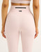 Flare Ribbed Leggings V2 - Mauve