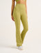 Flare Ribbed Leggings V2 - Olive