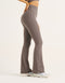 Flare Ribbed Leggings V2 - Slate Grey