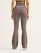 Flare Ribbed Leggings V2 - Slate Grey