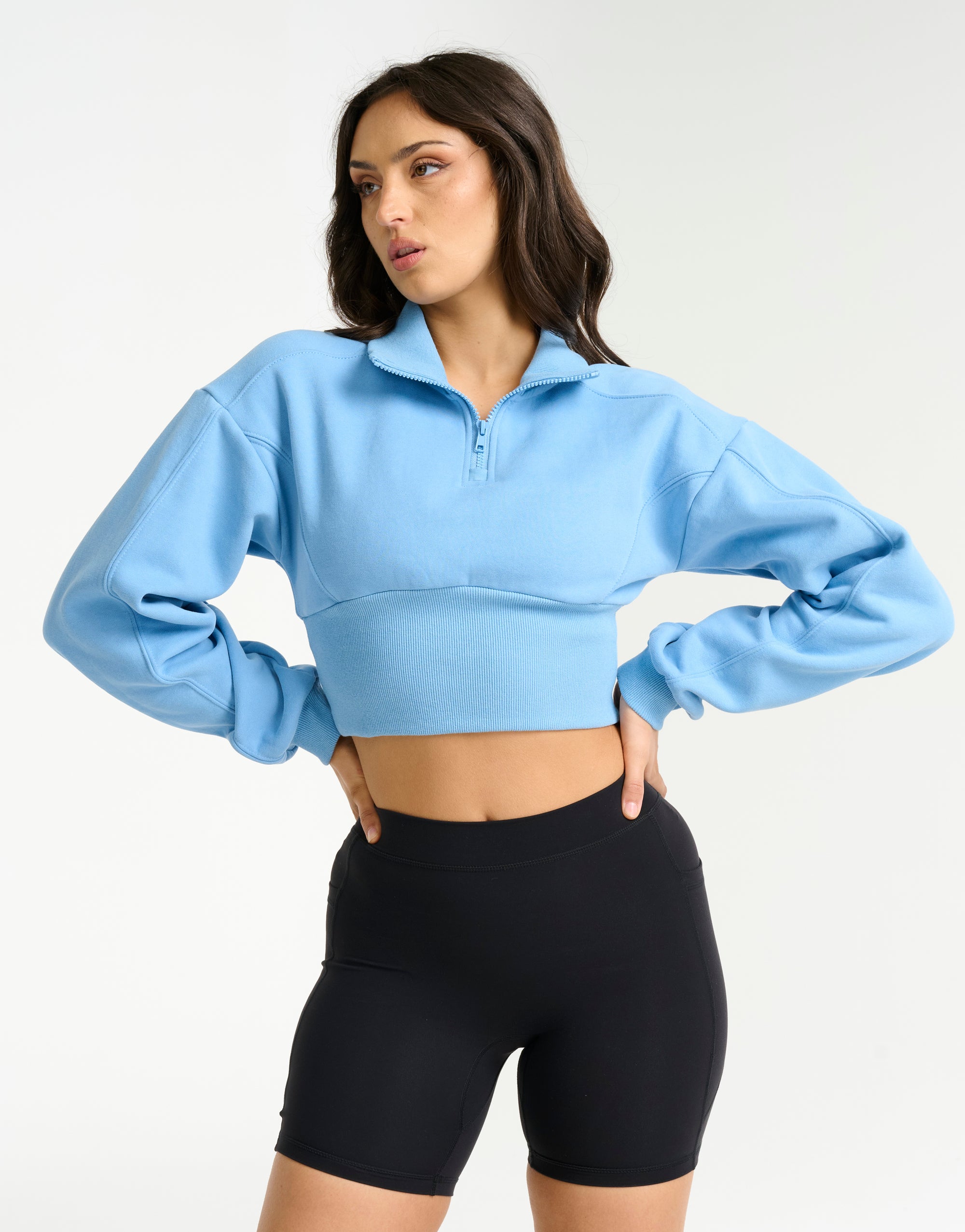 Futura Crop Jacket - Blissful Blue