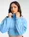 Futura Crop Jacket - Blissful Blue