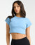 Futura Cropped Tee - Blue