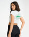 Futura Cropped Tee - Micro Grey