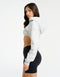 Glory High Cut Hoodie - Micro Grey