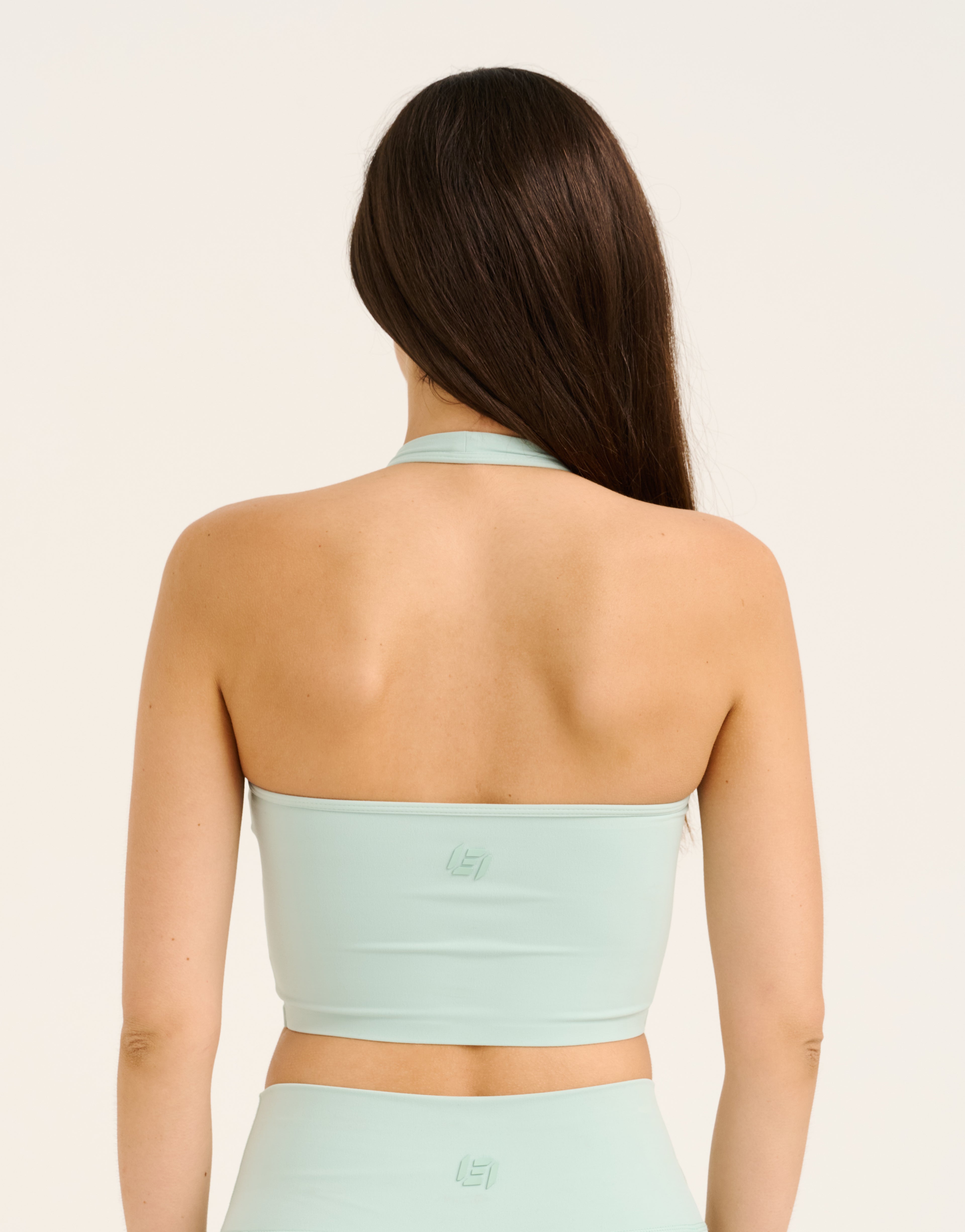 Lycra Halter Tank - Mint