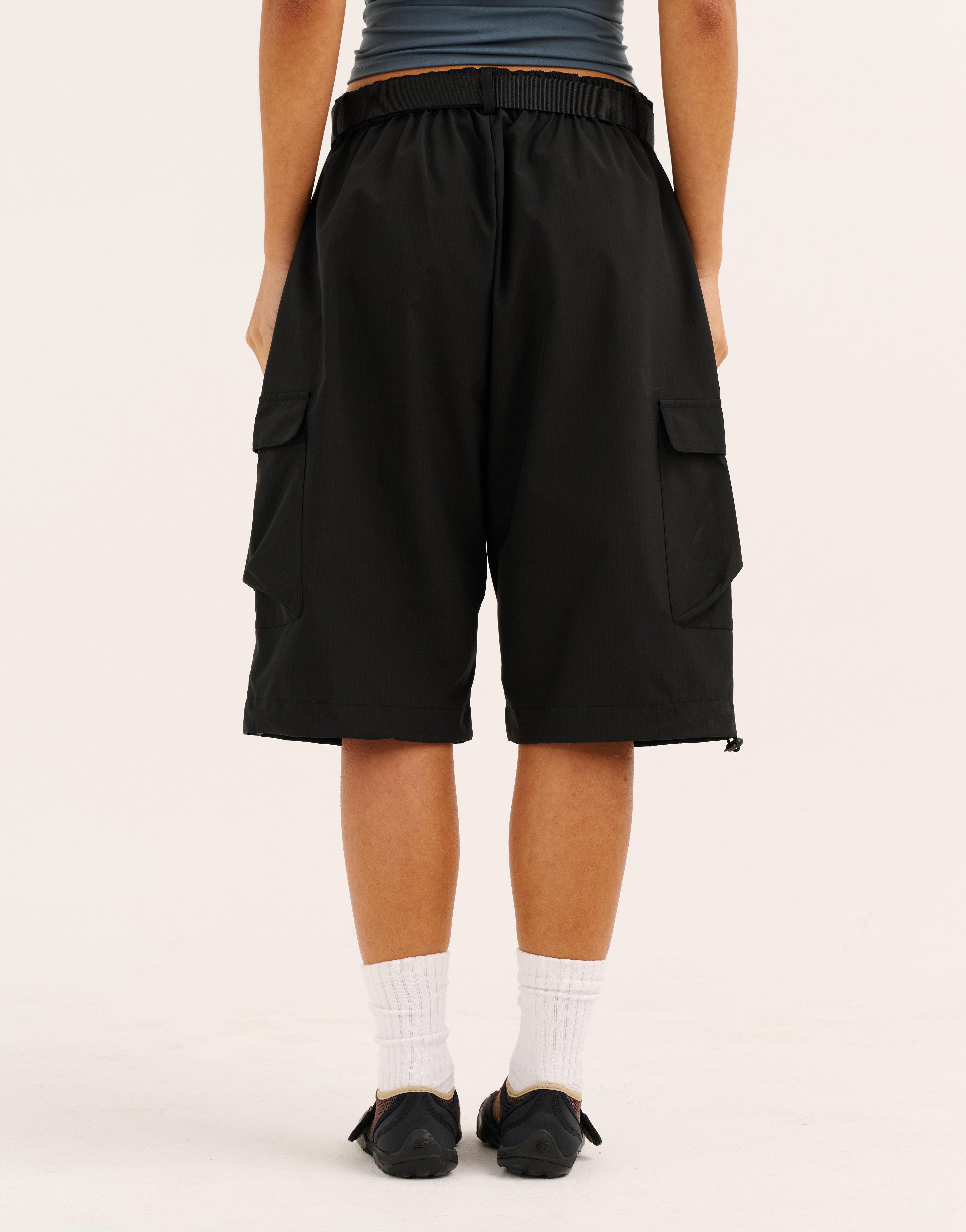 Nova Trek™ Cargo Shorts (Unisex) - Phantom Black