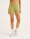 Echt Force Scrunch Mid-Waist Shorts - Olive
