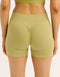 Echt Force Scrunch Mid-Waist Shorts - Olive