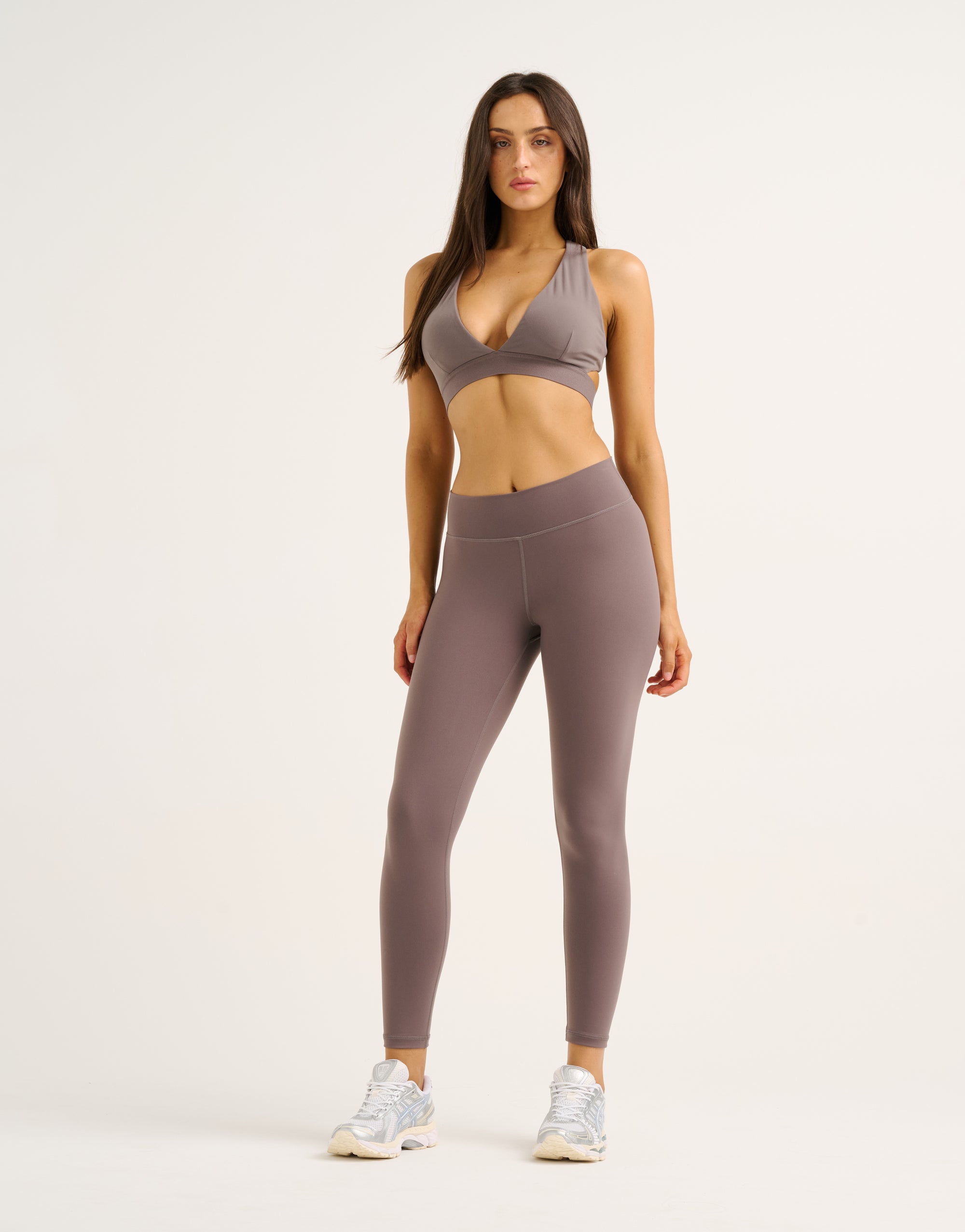 Force Scrunch Mid-Waist Leggings - Slate Grey