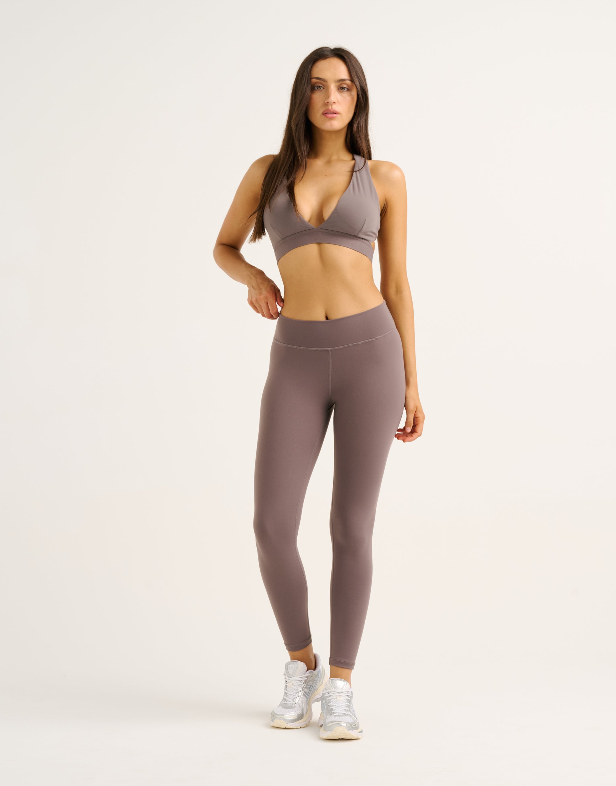 Force Scrunch Mid-Waist Leggings - Slate Grey