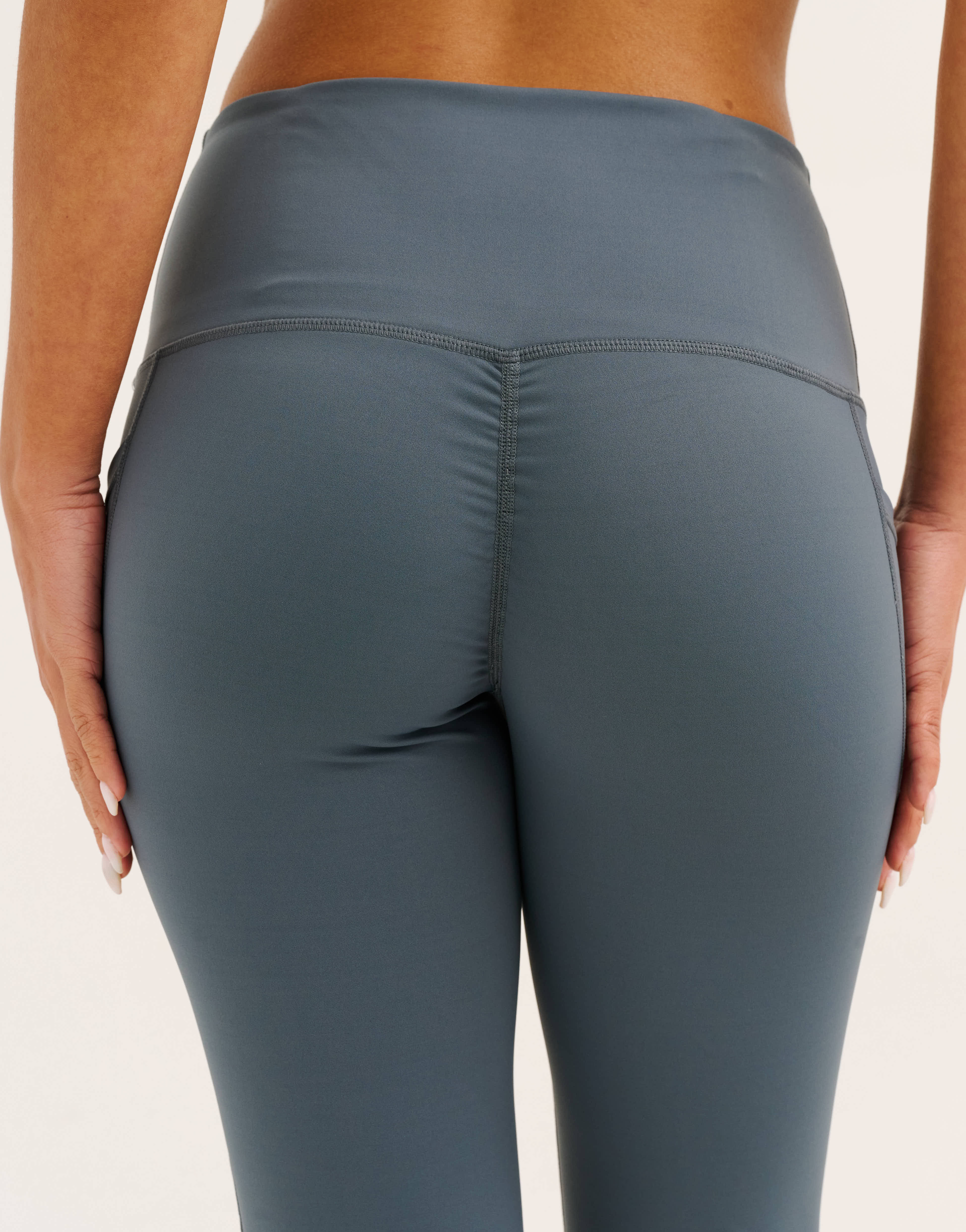 Nova Lycra® Flare Leggings - Storm Grey